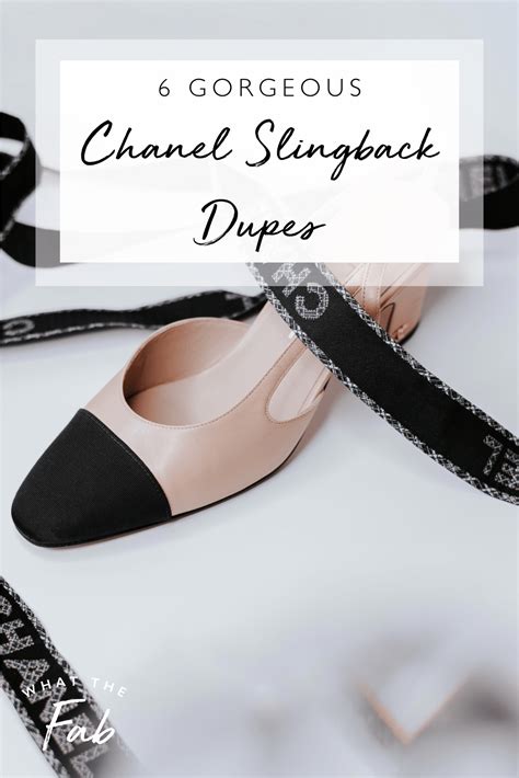 chanel dupe slingbacks|chanel dupe aesthetic.